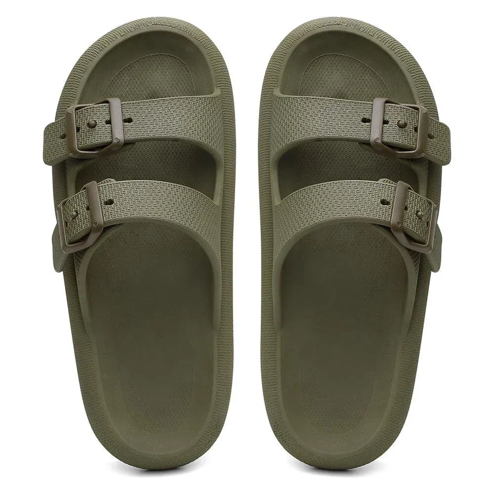 Chinelo Feminino Nuvem Slide Confortável Birken Fivela